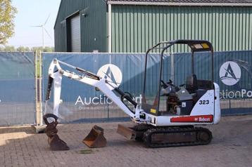 Veiling: Minigraver Bobcat 323 Diesel, Ophalen