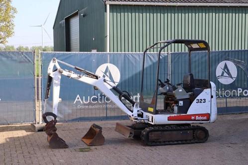 Veiling: Minigraver Bobcat 323 Diesel, Zakelijke goederen, Machines en Bouw | Kranen en Graafmachines, Ophalen