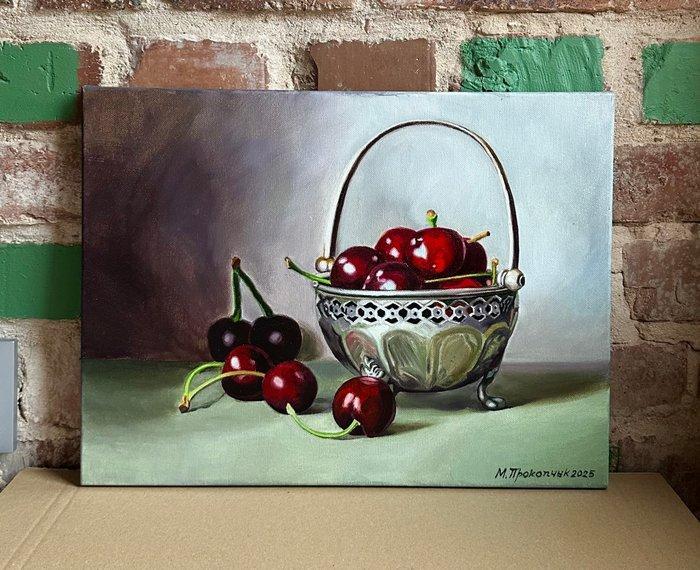 Marin Prokopchuk (XX) - Cherries, Antiek en Kunst, Curiosa en Brocante