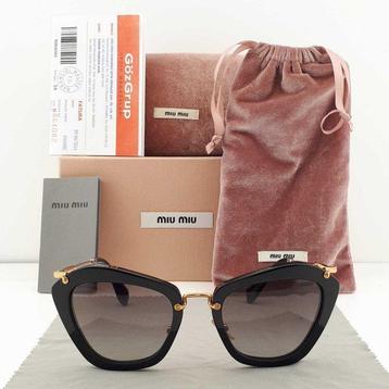 Miu Miu - Cat Eye Black with Gold Tone Temples FULL SET -