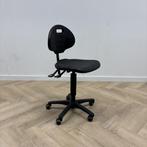 Tweedehands ergonomische werkplaats stoel, zwart, Ergonomisch, Gebruikt, Zwart, Bureaustoel
