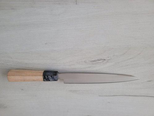 Keukenmes - Chefs knife - Olijfhout en hoogwaardig staal -, Antiek en Kunst, Antiek | Keukengerei