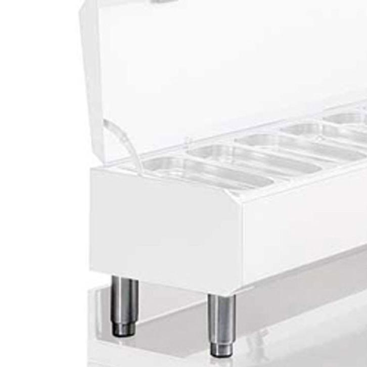 Kit van 4 regelbare poten in R.V.S. (Compact Line), Zakelijke goederen, Horeca | Keukenapparatuur, Koelen en Vriezen, Verzenden