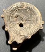 Oud-Romeins Terracotta Legioensoldaat Olielamp met het