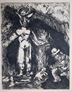 Marc Chagall (1887-1985) - Luomo e la statua (Luomo e, Antiek en Kunst