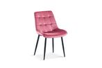 Stoel Juta Fluweel Roze, Huis en Inrichting, Stoelen, Ophalen of Verzenden, Nieuw, Stof, Modern