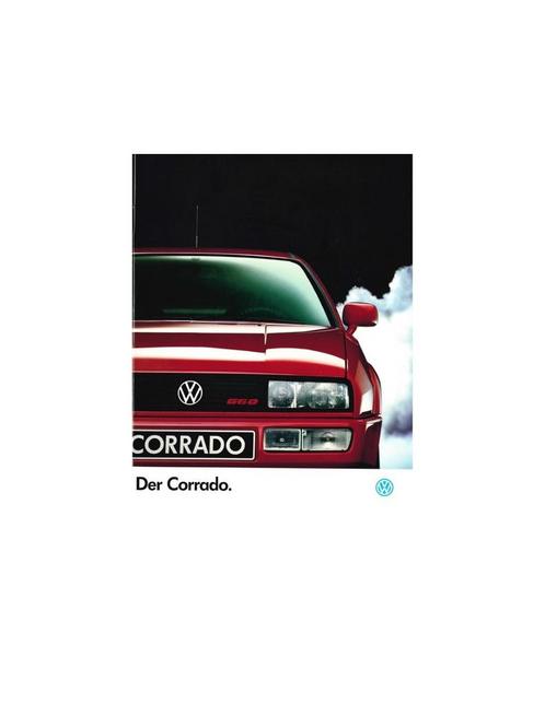 1991 VOLKSWAGEN CORRADO G60 BROCHURE DUITS, Boeken, Auto's | Folders en Tijdschriften, Ophalen of Verzenden