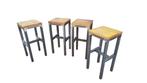 Kruk (4) - Vintage Design set van 4 industriële stoelen -