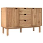 OTTA Dressoir Massief Hout | Tweede Kansje | OP = OP, Huis en Inrichting, Kasten | Dressoirs, 100 tot 150 cm, Verzenden, Nieuw