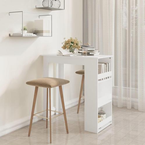vidaXL Bartafel met opbergrek 102x50x103,5 cm bewerkt hout, Huis en Inrichting, Tafels | Eettafels, Nieuw, Verzenden