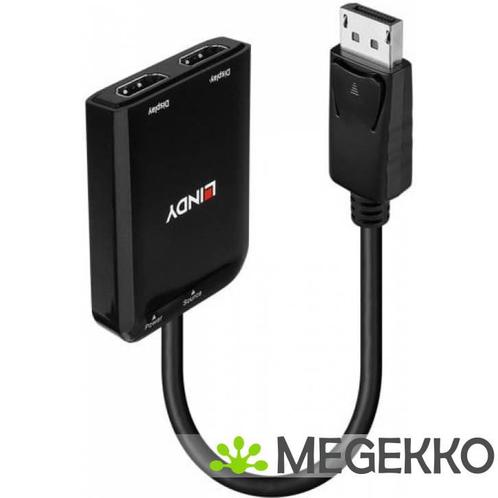 Lindy 38433 video kabel adapter DisplayPort 2 x HDMI, Computers en Software, Overige Computers en Software, Nieuw, Verzenden