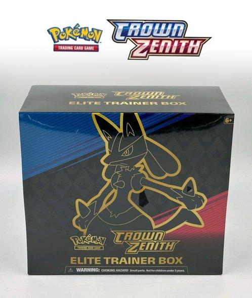 Pokémon TCG - Crown Zenith - Elite Trainer Box - 2023 Sealed, Hobby en Vrije tijd, Verzamelkaartspellen | Pokémon
