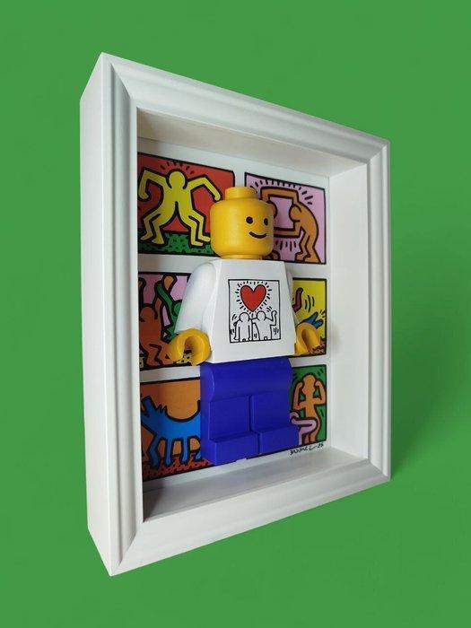 BADFACE (XXI) - Tribute to Lego Keith Haring Edition, Antiquités & Art, Art | Objets design