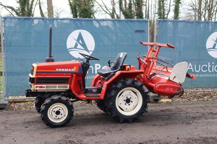 Veiling: Minitractor Yanmar F15D Diesel 15pk met grondfrees, Articles professionnels, Agriculture | Tracteurs, Enlèvement