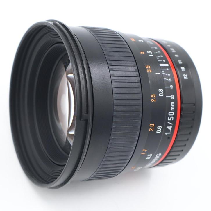 Samyang 50mm F/1.4 AS UMC Canon | Occasion, TV, Hi-fi & Vidéo, Photo | Lentilles & Objectifs, Enlèvement ou Envoi