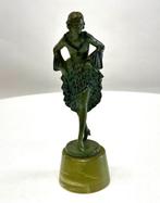 Josef Lorenzl - Beeldje - Bronze Art Deco Sculpture Statue, Antiquités & Art