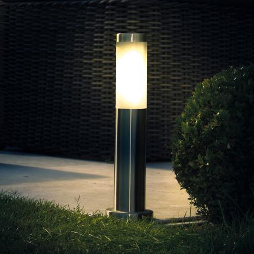 Tuinverlichting Modern Tuinlamp RVS Lech 3 Tuinverlichting, Tuin en Terras, Buitenverlichting, Minder dan 50 watt, Nieuw, Overige materialen