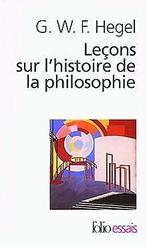 Leçons sur lhistoire de la philosophie: Introducti...  Book, Hegel,G.W.F., Verzenden