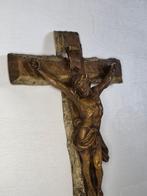 Ceracast - Beeld, Jezus op kruis - 40 cm - Composiet, Antiek en Kunst