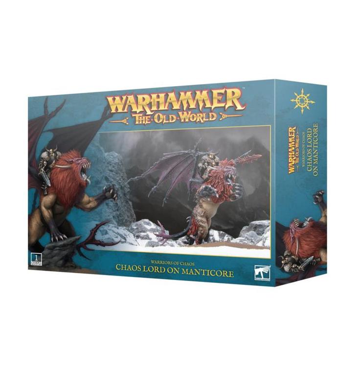 Warriors of Chaos - Chaos Lord on Manticore (warhammer, Hobby en Vrije tijd, Wargaming, Ophalen of Verzenden