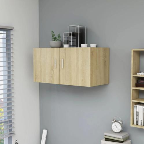 vidaXL Hangkast 80x39x40 cm bewerkt hout sonoma eikenkleurig, Huis en Inrichting, Kasten | Wandmeubels, Nieuw, Verzenden