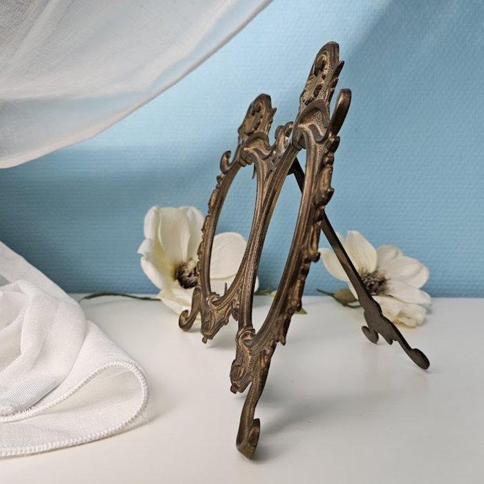 Lijst - Gegoten messing - Dubbel kader, Antiek en Kunst, Curiosa en Brocante