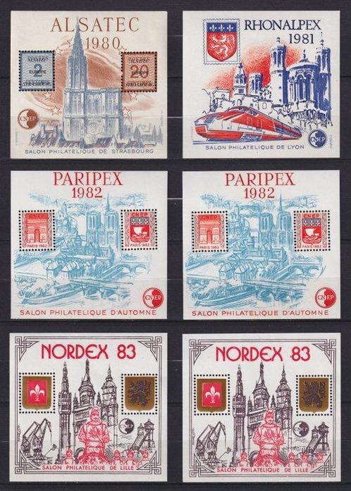Frankrijk 1980/2012 - Blocs souvenir van de CNEP van N° 1, Postzegels en Munten, Postzegels | Europa | Frankrijk