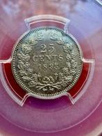 Nederland. Wilhelmina. 25 Cents 1895