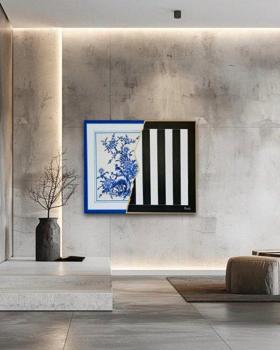 Stéphanie Godann - Porcelain Graphic Fusion, Antiek en Kunst, Kunst | Schilderijen | Modern