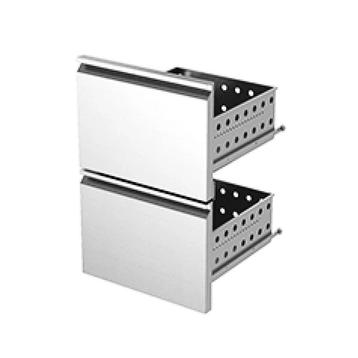 Ladenset | BarLine | RVS | 2 Laden | 560x550x805(h)mm, Verzenden