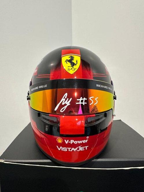 Carlos Sainz - 2023 - Scale 1/2 helmet, Verzamelen, Automerken, Motoren en Formule 1