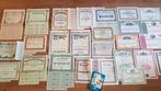 Document - 26 originele historische aandelen en obligaties, Antiek en Kunst