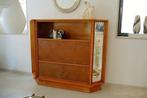 Hoog dressoir - Esdoorn, Leder