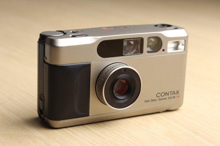 Contax T2 (Flitser werkt niet) Meetzoeker camera, Audio, Tv en Foto, Fotocamera's Analoog