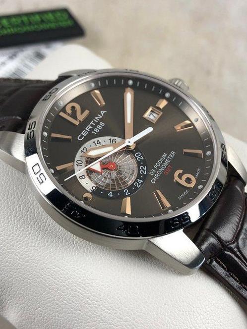 Certina - DS Podium GMT Chronometer - Zonder Minimumprijs -, Handtassen en Accessoires, Horloges | Heren