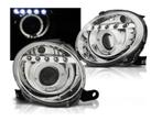 LED koplamp units, geschikt voor FIAT 500 – Chrome, Auto-onderdelen, Verzenden, Nieuw, Fiat