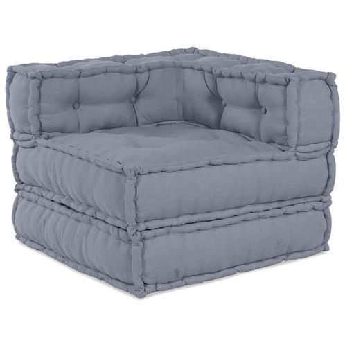 vidaXL Kussen Grijs 70 x 70 x 54 cm Polyester, Huis en Inrichting, Woonaccessoires | Kussens, Nieuw, Verzenden