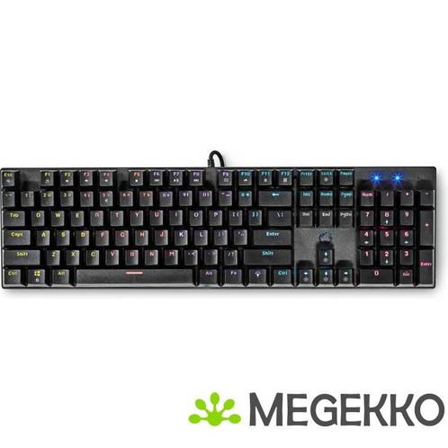 Nedis Bedraad LED QWERTY US Internationaal Gaming, Computers en Software, Toetsenborden, Nieuw, Verzenden