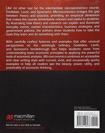 Microeconomics 9781464146978 Steven Levitt, Verzenden, Steven Levitt