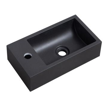 Wastafel Angela 40 x 22 cm Zwart Fontein beschikbaar voor biedingen