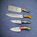 Keukenmes - Chefs knife - 4, van een soort oude, Antiek en Kunst