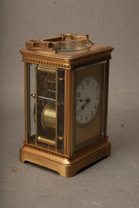 Pendulette de voyage - Laiton, Verre - 1850-1900, Antiek en Kunst, Antiek | Klokken