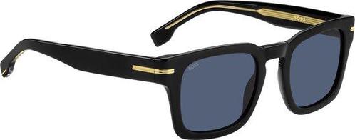 Hugo Boss Boss 1625/S Rechthoekig Acetaat Heren Zonnebril, Handtassen en Accessoires, Zonnebrillen en Brillen | Heren, Nieuw, Verzenden