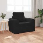 vidaXL Ligbed Sofa 2-in-1 Zwart 98x71x83 cm Velours, Huis en Inrichting, Verzenden, Nieuw
