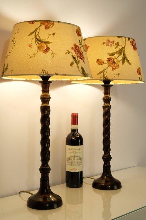 Een Paar Grote High-End Tafellampen - Luxe Lampenkappen! -, Antiek en Kunst, Curiosa en Brocante