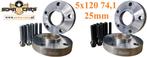 Spacers 25mm BMW E39 X5 E70 F15 X6 5x120 Spoorverbreders, Ophalen of Verzenden