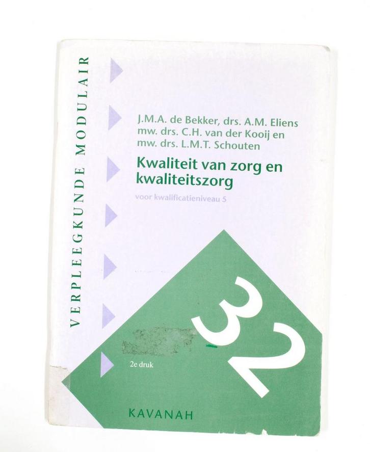 Kwaliteit van zorg en kwaliteitszorg / Verpleegkunde, Boeken, Schoolboeken, Gelezen, Verzenden