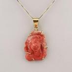 Koraal - Argento 925 - Ketting met hanger - Italiaans, Antiek en Kunst