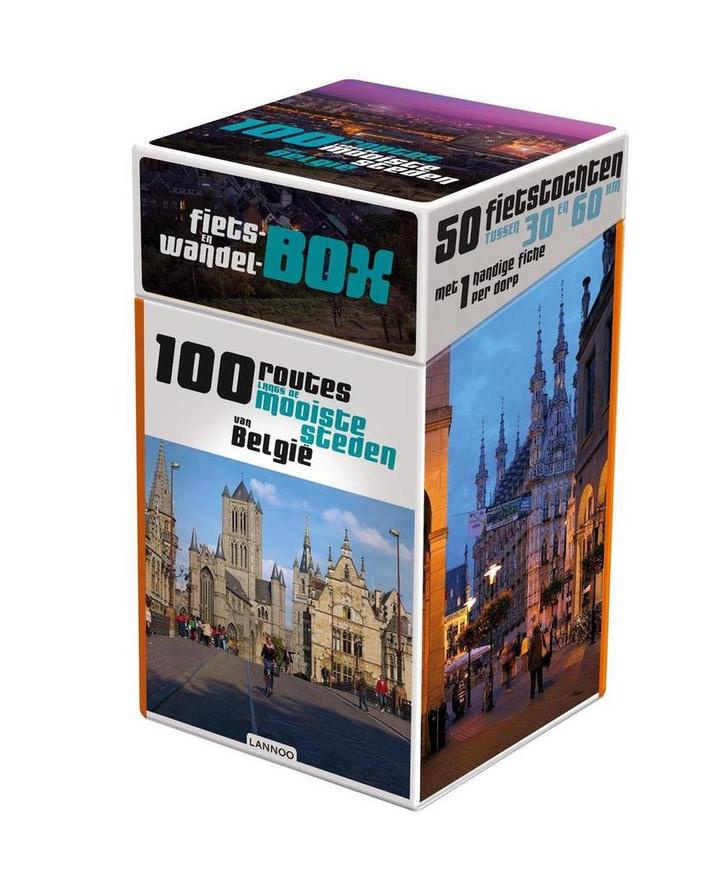 Fiets- en wandelbox - De mooiste steden van België, Boeken, Reisgidsen, Gelezen, Verzenden