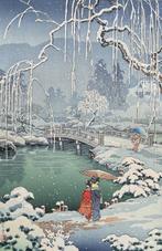 Spring Snow at Maruyama in Kyoto - Tsuchiya Koitsu